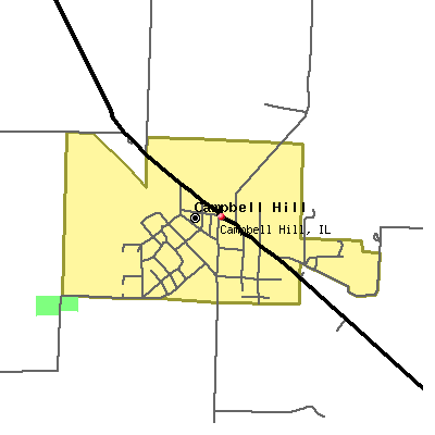 Campbell Hill map