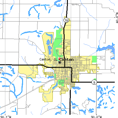 Canton map