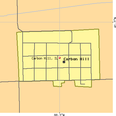 Carbon Hill map