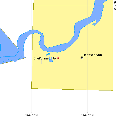 Chefornak map