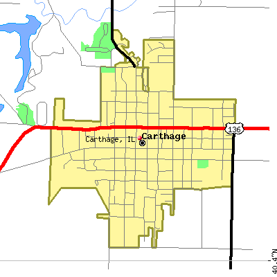 Carthage map