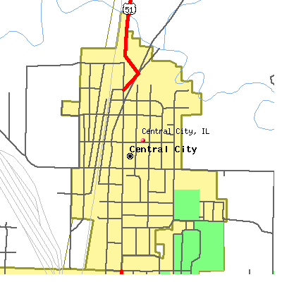 Central City map
