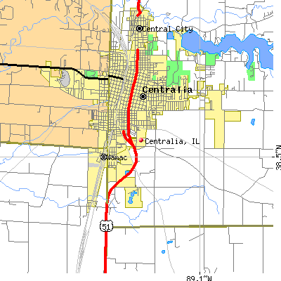 Centralia map