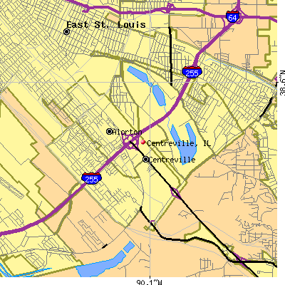 Centreville map