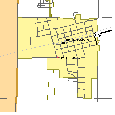 Cerro Gordo map