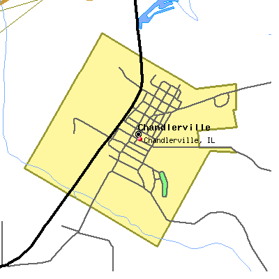 Chandlerville map