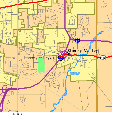 Cherry Valley map