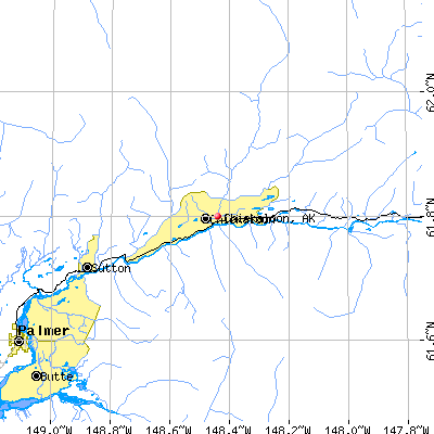 Chickaloon map