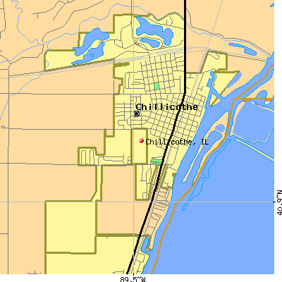 Chillicothe map