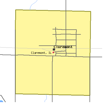 Claremont map