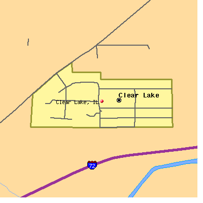 Clear Lake map