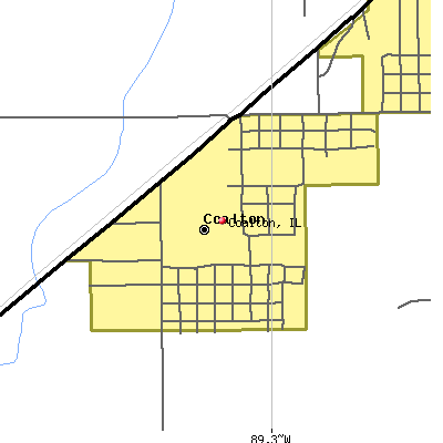 Coalton map
