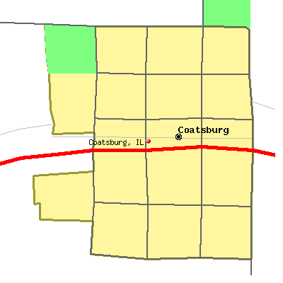 Coatsburg map