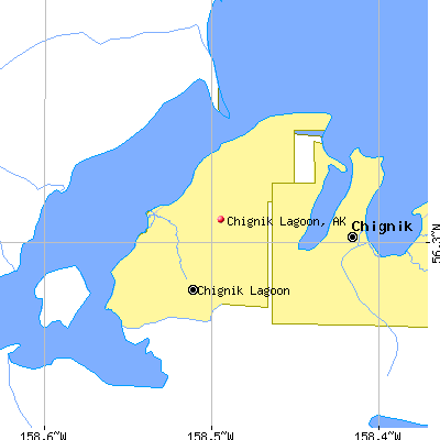 Chignik Lagoon map