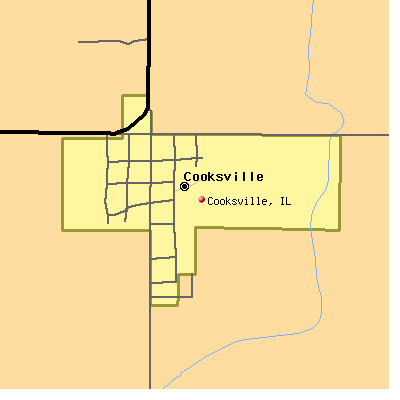Cooksville map