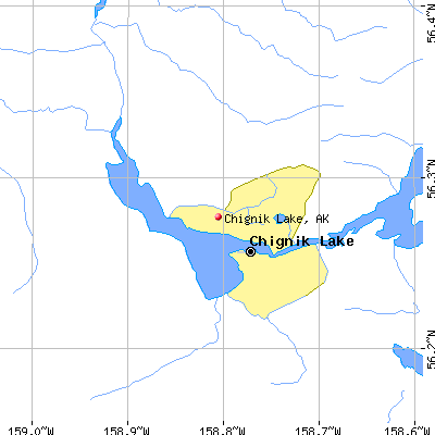 Chignik Lake map