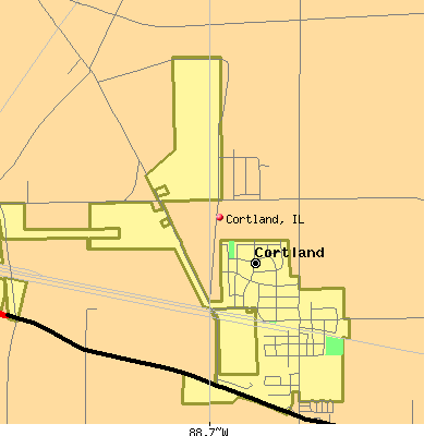 Cortland map