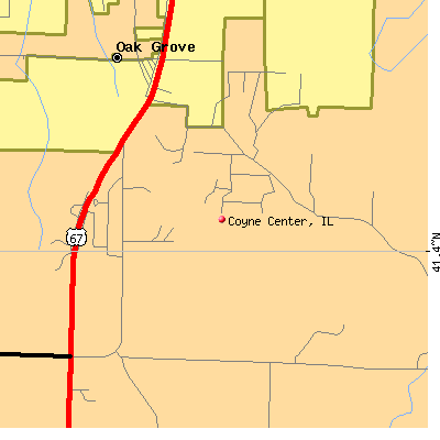 Coyne Center map