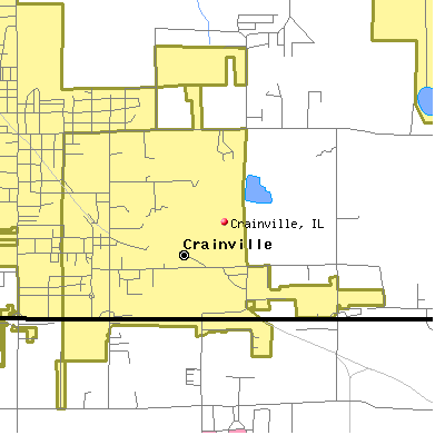Crainville map