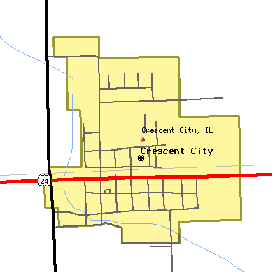 Crescent City map