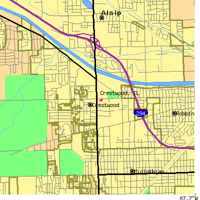 Crestwood map