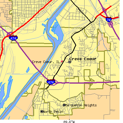 Creve Coeur map