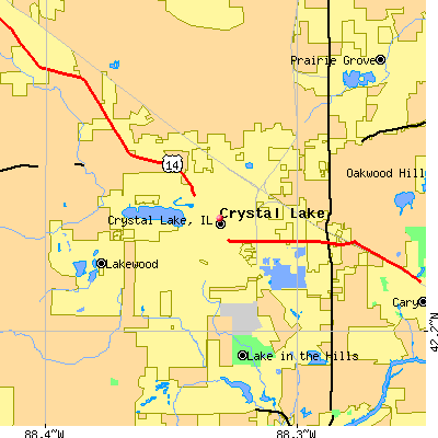 Crystal Lake map