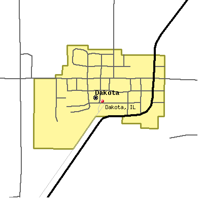Dakota map