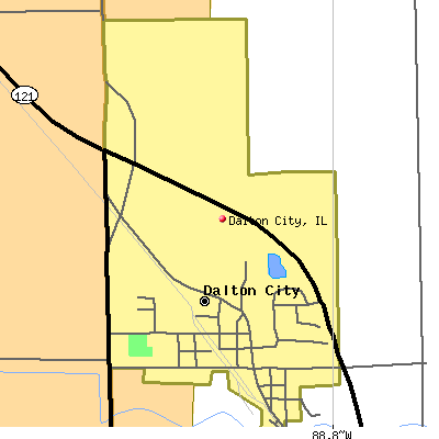 Dalton City map