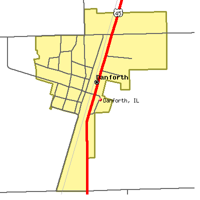 Danforth map