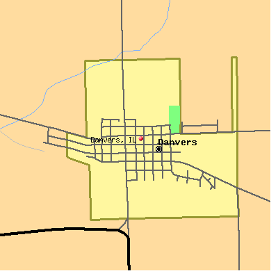 Danvers map