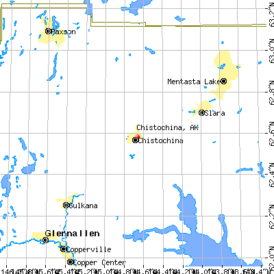 Chistochina map