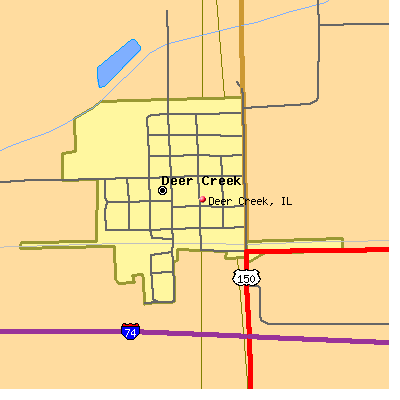 Deer Creek map