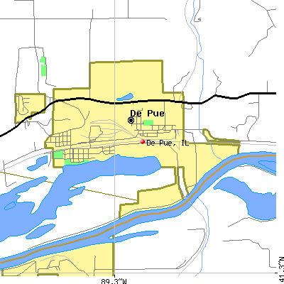 De Pue map