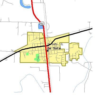 De Soto map