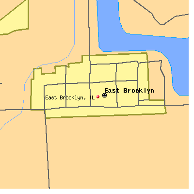 East Brooklyn map