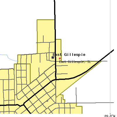 East Gillespie map