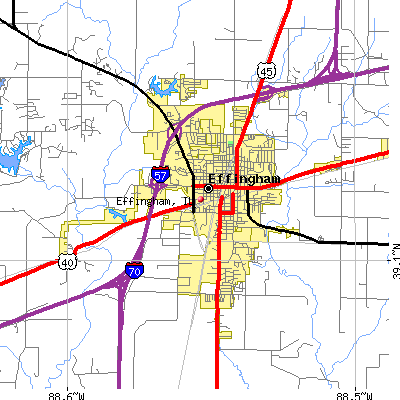 Effingham map
