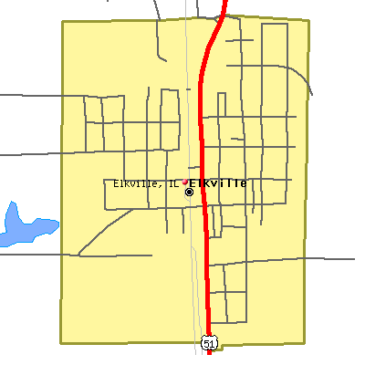 Elkville map
