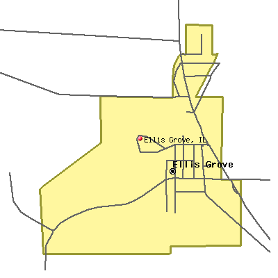 Ellis Grove map