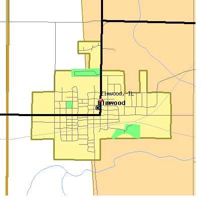 Elmwood map