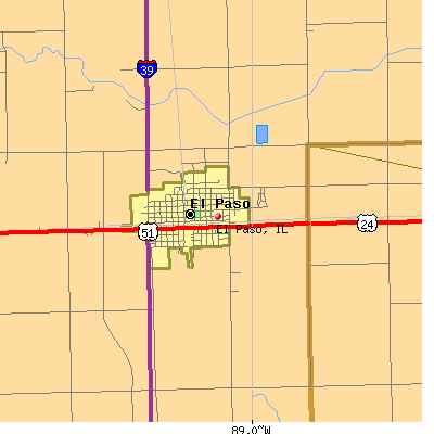 El Paso map