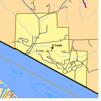 Elsah map