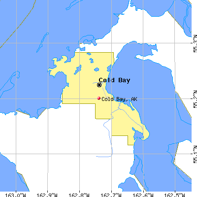 Cold Bay map