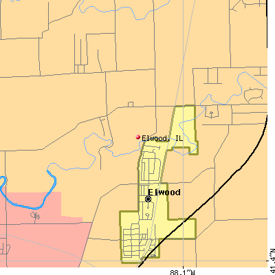Elwood map