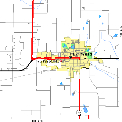 Fairfield map