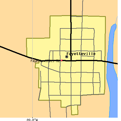 Fayetteville map