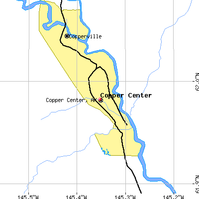 Copper Center map
