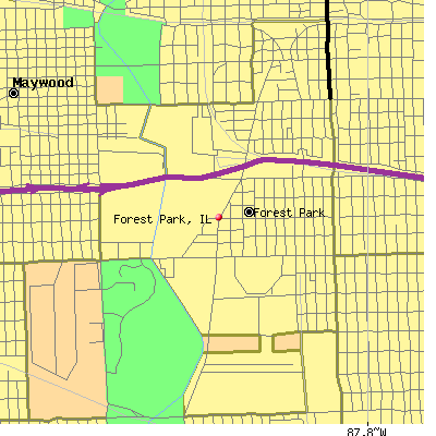 Forest Park map
