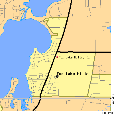 Fox Lake Hills map